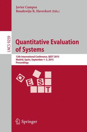 Haverkort / Campos |  Quantitative Evaluation of Systems | Buch |  Sack Fachmedien