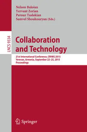 Baloian / Zorian / Taslakian |  Collaboration and Technology | eBook | Sack Fachmedien