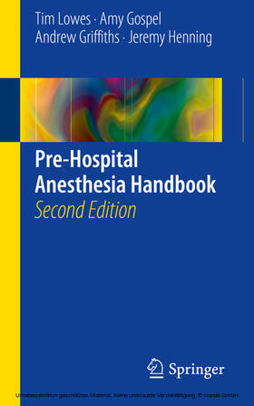 Lowes / Gospel / Griffiths |  Pre-Hospital Anesthesia Handbook | eBook | Sack Fachmedien