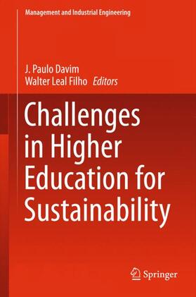 Leal Filho / Davim |  Challenges in Higher Education for Sustainability | Buch |  Sack Fachmedien