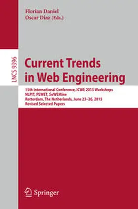 Daniel / Diaz |  Current Trends in Web Engineering | eBook | Sack Fachmedien