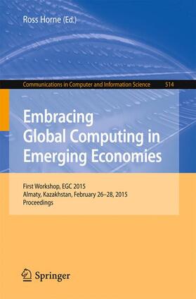 Horne |  Embracing Global Computing in Emerging Economies | Buch |  Sack Fachmedien