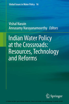 Narain / Narayanamoorthy |  Indian Water Policy at the Crossroads: Resources, Technology and Reforms | eBook | Sack Fachmedien