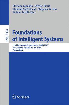 Esposito / Pivert / Ferilli |  Foundations of Intelligent Systems | Buch |  Sack Fachmedien