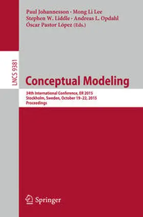 Johannesson / Lee / Liddle |  Conceptual Modeling | eBook | Sack Fachmedien