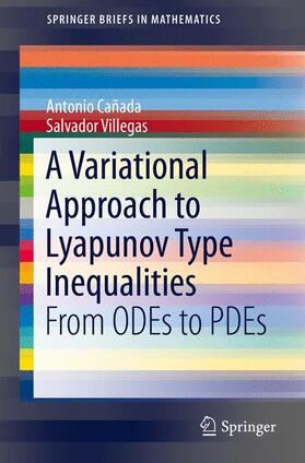 Villegas / Cañada |  A Variational Approach to Lyapunov Type Inequalities | Buch |  Sack Fachmedien