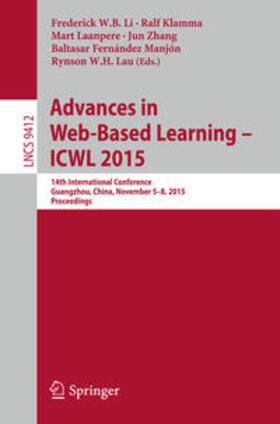 Li / Klamma / Laanpere | Advances in Web-Based Learning -- ICWL 2015 | E-Book | sack.de