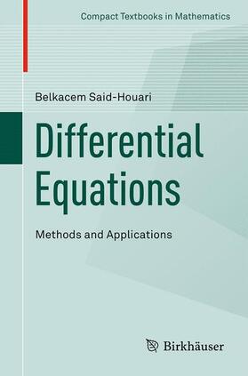 Said-Houari |  Differential Equations: Methods and Applications | Buch |  Sack Fachmedien