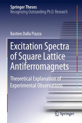 Dalla Piazza |  Excitation Spectra of Square Lattice Antiferromagnets | Buch |  Sack Fachmedien