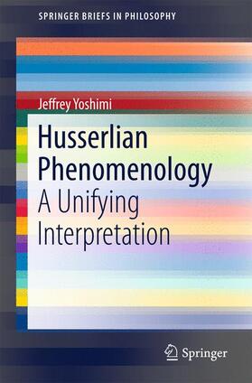 Yoshimi |  Husserlian Phenomenology | Buch |  Sack Fachmedien