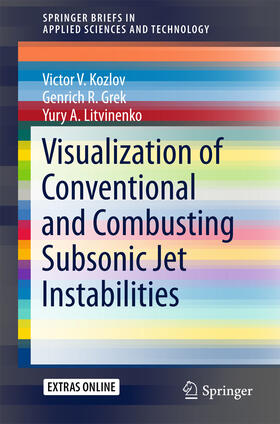 Kozlov / Grek / Litvinenko |  Visualization of Conventional and Combusting Subsonic Jet Instabilities | eBook | Sack Fachmedien