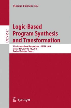 Falaschi |  Logic-Based Program Synthesis and Transformation | Buch |  Sack Fachmedien