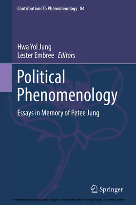 Jung / Embree |  Political Phenomenology | eBook | Sack Fachmedien