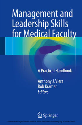 Viera / Kramer |  Management and Leadership Skills for Medical Faculty | eBook | Sack Fachmedien