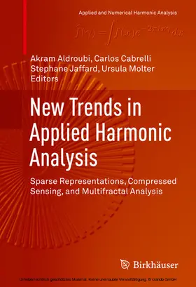 Aldroubi / Cabrelli / Jaffard |  New Trends in Applied Harmonic Analysis | eBook | Sack Fachmedien