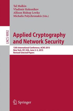 Malkin / Polychronakis / Kolesnikov |  Applied Cryptography and Network Security | Buch |  Sack Fachmedien