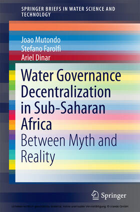 Mutondo / Farolfi / Dinar |  Water Governance Decentralization in Sub-Saharan Africa | eBook | Sack Fachmedien