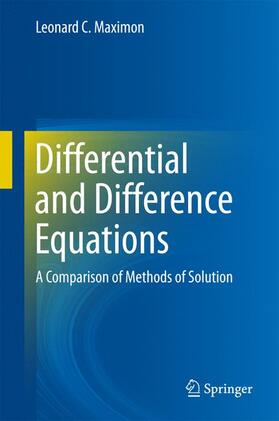 Maximon |  Differential and Difference Equations | Buch |  Sack Fachmedien