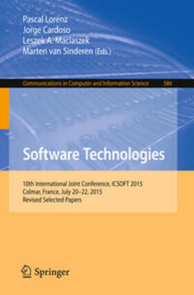 Lorenz / Cardoso / Maciaszek |  Software Technologies | eBook | Sack Fachmedien