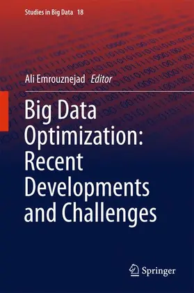 Emrouznejad |  Big Data Optimization: Recent Developments and Challenges | Buch |  Sack Fachmedien