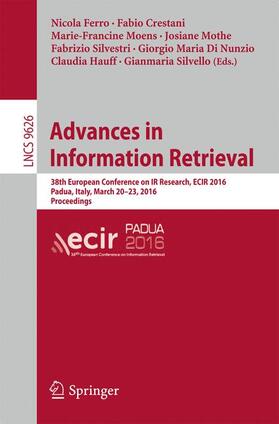 Ferro / Crestani / Moens |  Advances in Information Retrieval | Buch |  Sack Fachmedien