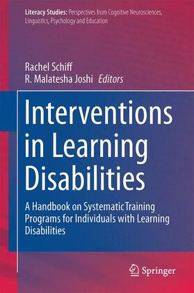 Joshi / Schiff |  Interventions in Learning Disabilities | Buch |  Sack Fachmedien