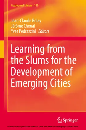 Bolay / Chenal / Pedrazzini | Learning from the Slums for the Development of Emerging Cities | E-Book | sack.de