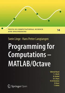 Langtangen / Linge |  Programming for Computations  - MATLAB/Octave | Buch |  Sack Fachmedien