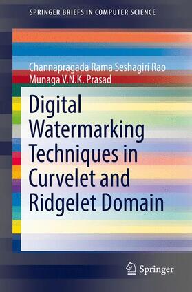 Prasad / Rao |  Digital Watermarking Techniques in Curvelet and Ridgelet Domain | Buch |  Sack Fachmedien