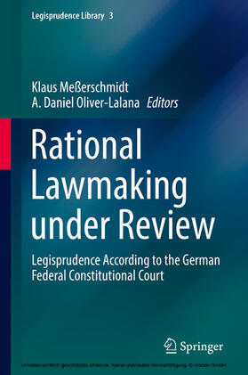 Meßerschmidt / Oliver-Lalana |  Rational Lawmaking under Review | eBook | Sack Fachmedien