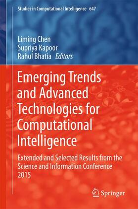 Chen / Bhatia / Kapoor |  Emerging Trends and Advanced Technologies for Computational Intelligence | Buch |  Sack Fachmedien