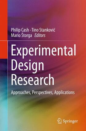 Cash / Štorga / Stankovic |  Experimental Design Research | Buch |  Sack Fachmedien