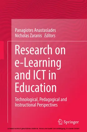 Anastasiades / Zaranis |  Research on e-Learning and ICT in Education | eBook | Sack Fachmedien