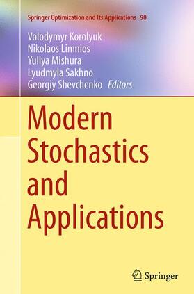 Korolyuk / Limnios / Shevchenko |  Modern Stochastics and Applications | Buch |  Sack Fachmedien