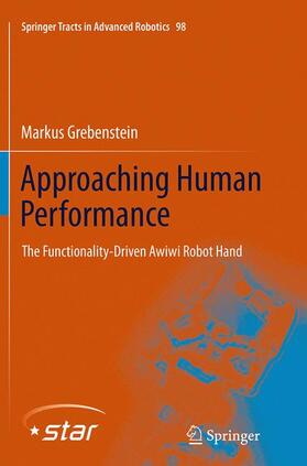 Grebenstein |  Approaching Human Performance | Buch |  Sack Fachmedien