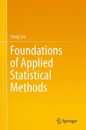 Lee |  Foundations of Applied Statistical Methods | Buch |  Sack Fachmedien