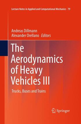 Orellano / Dillmann |  The Aerodynamics of Heavy Vehicles III | Buch |  Sack Fachmedien