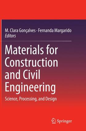 Margarido / Gonçalves |  Materials for Construction and Civil Engineering | Buch |  Sack Fachmedien