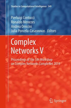 Contucci / Poncela-Casasnovas / Menezes |  Complex Networks V | Buch |  Sack Fachmedien