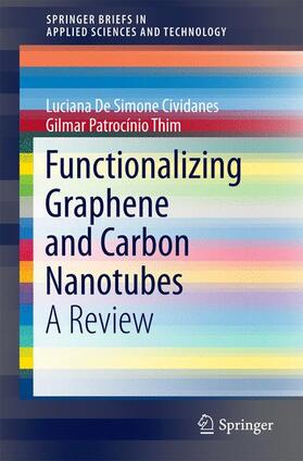 Ferreira / Cividanes / Brito |  Functionalizing Graphene and Carbon Nanotubes | Buch |  Sack Fachmedien