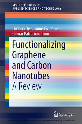 Ferreira / Cividanes / Brito |  Functionalizing Graphene and Carbon Nanotubes | eBook | Sack Fachmedien