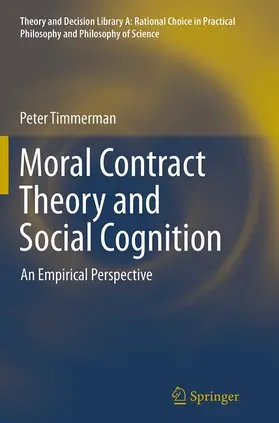 Timmerman |  Moral Contract Theory and Social Cognition | Buch |  Sack Fachmedien