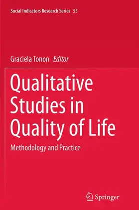 Tonon |  Qualitative Studies in Quality of Life | Buch |  Sack Fachmedien