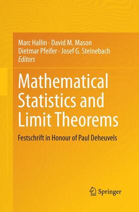 Hallin / Steinebach / Mason |  Mathematical Statistics and Limit Theorems | Buch |  Sack Fachmedien