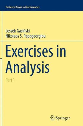 Papageorgiou / Gasinksi / Gasinksi |  Exercises in Analysis | Buch |  Sack Fachmedien
