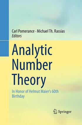 Rassias / Pomerance |  Analytic Number Theory | Buch |  Sack Fachmedien