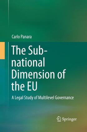 Panara |  The Sub-national Dimension of the EU | Buch |  Sack Fachmedien
