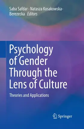 Kosakowska-Berezecka / Safdar |  Psychology of Gender Through the Lens of Culture | Buch |  Sack Fachmedien