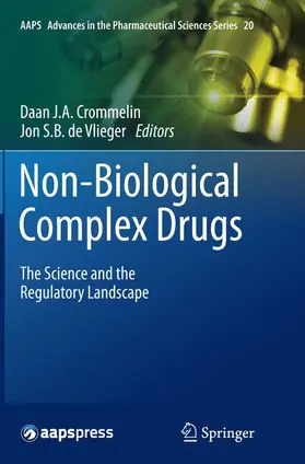 de Vlieger / Crommelin |  Non-Biological Complex Drugs | Buch |  Sack Fachmedien