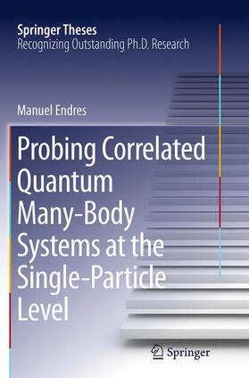 Endres |  Probing Correlated Quantum Many-Body Systems at the Single-Particle Level | Buch |  Sack Fachmedien